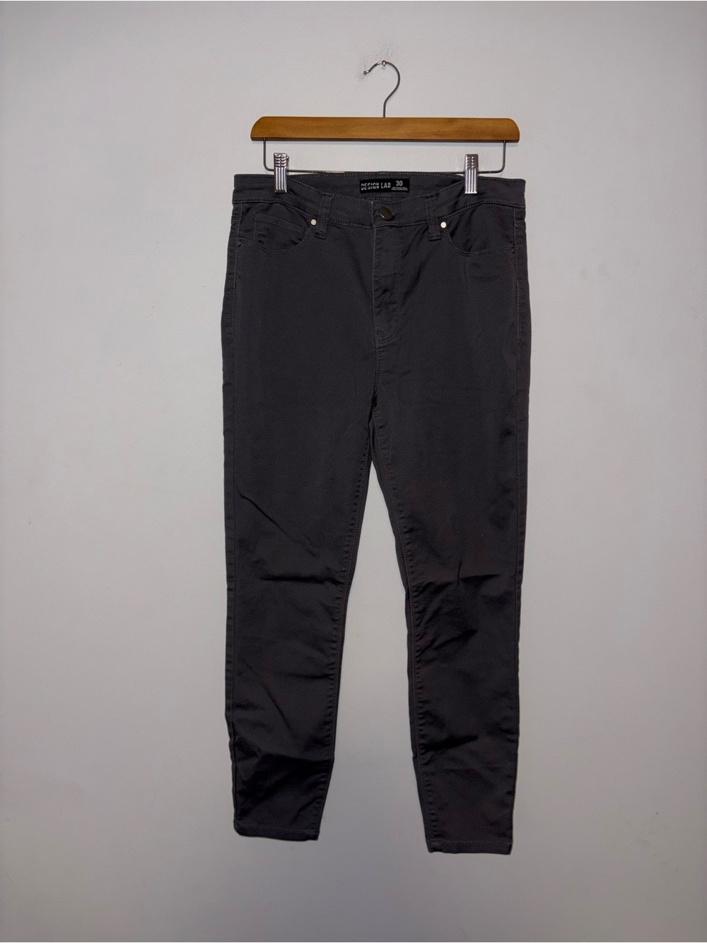 Design Lab | Charcoal Skinny Trousers